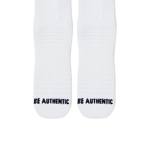 Eastside Golf Calf Height Logo Sock - 'White'