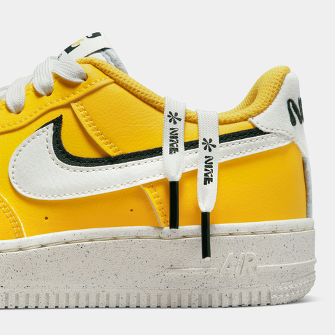 Nike Air Force 1 GS - Black - Speed Yellow 
