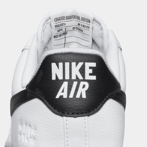 Nike Air Force 1 Low '07 LV8 ''40th Anniversary'' - White/Black -  DQ7658-100